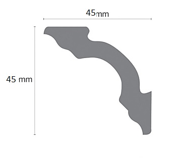 Cornisa CP 45/45